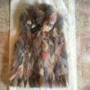 Beautiful Jocelyn Real Fox Vest